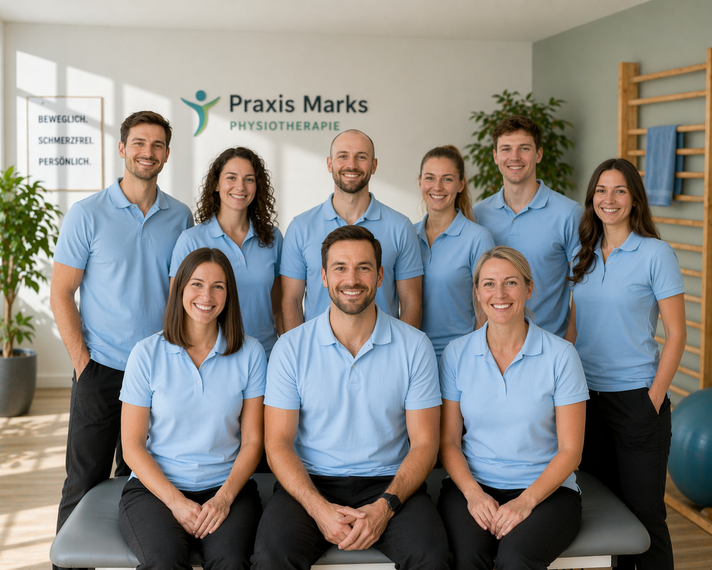 Praxis oder Team der Physiotherapie Praxis Marks
